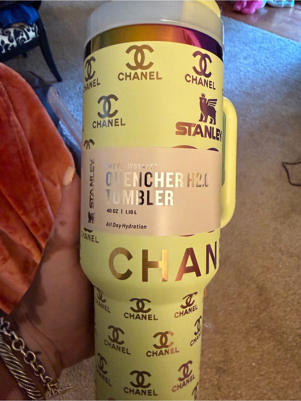Beautiful Yellow 40oz Stanley Cup